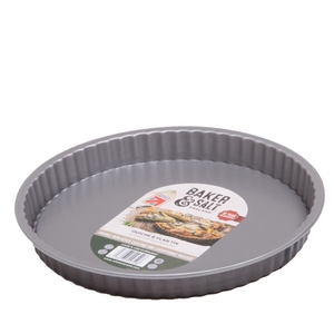 Baker & Salt Non-Stick Quiche & Flan Tin 23cm-baker-and-salt-What's Cooking Online Store