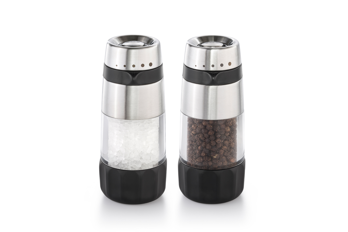 OXO Accent Mess Free Salt & Pepper Grinder Set