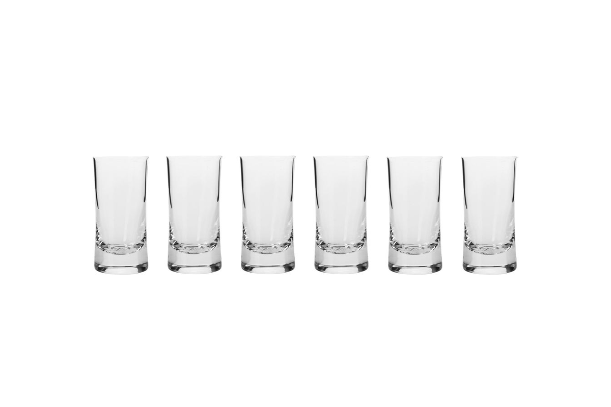 Krosno Harmony Shot Glass Set of 6 40 To 45ml Gift Boxed