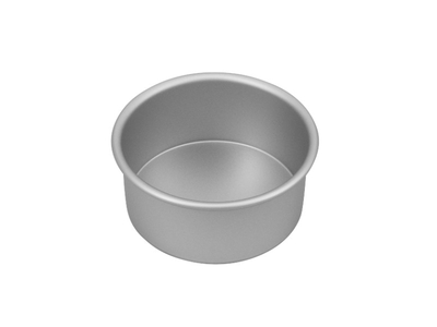 Bakemaster Silver Anodised Round Cake Pan 15 x 7cm-bakemaster-What's Cooking Online Store