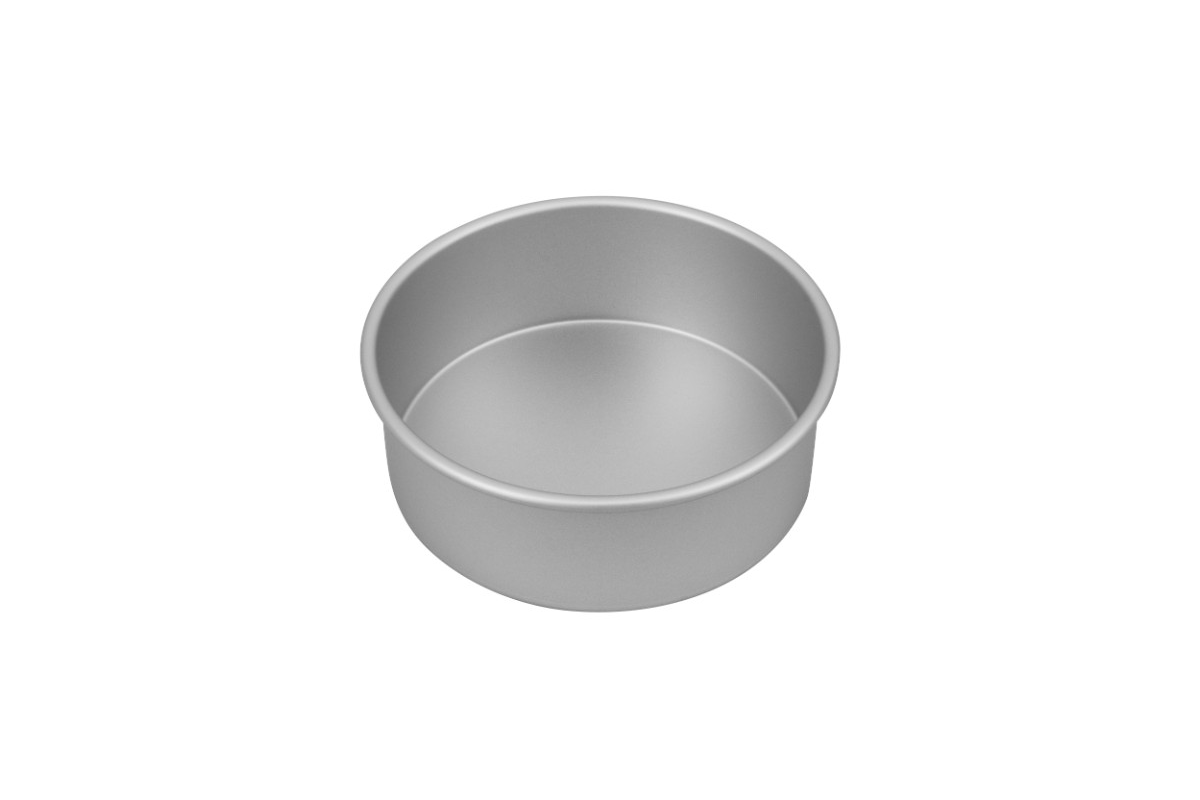 Bakemaster Silver Anodised Round Cake Pan 20 x 7cm