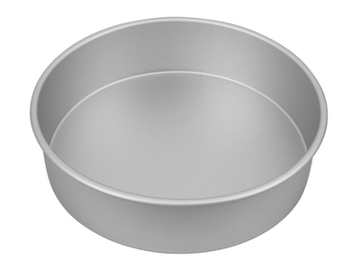 Bakemaster Silver Anodised Round Cake Pan 27 x 7cm-bakemaster-What's Cooking Online Store