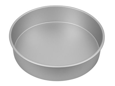 Bakemaster Silver Anodised Round Cake Pan 30 x 7cm-bakemaster-What's Cooking Online Store