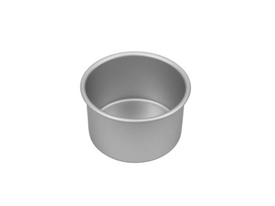 Bakemaster Silver Anodised Round Deep Cake Pan 15 x 10cm-bakemaster-What's Cooking Online Store