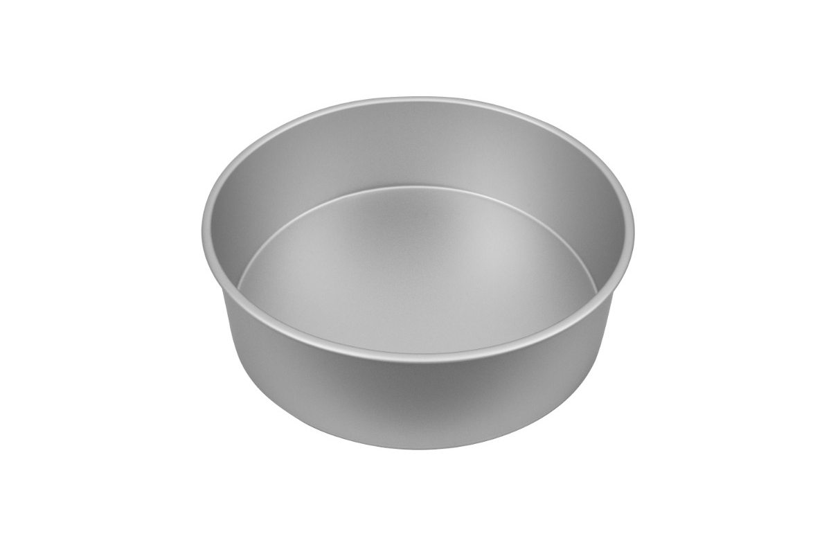 Bakemaster Silver Anodised Round Deep Cake Pan 30 x 10cm