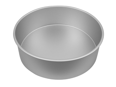 Bakemaster Silver Anodised Round Deep Cake Pan 30 x 10cm-bakemaster-What's Cooking Online Store