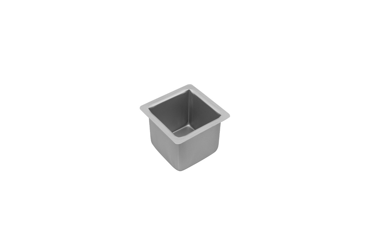 Bakemaster Silver Anodised Square Deep Cake Pan 10 x 10cm