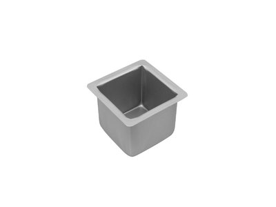 Bakemaster Silver Anodised Square Deep Cake Pan 10 x 10cm-bakemaster-What's Cooking Online Store