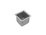 Bakemaster Silver Anodised Square Deep Cake Pan 10 x 10cm