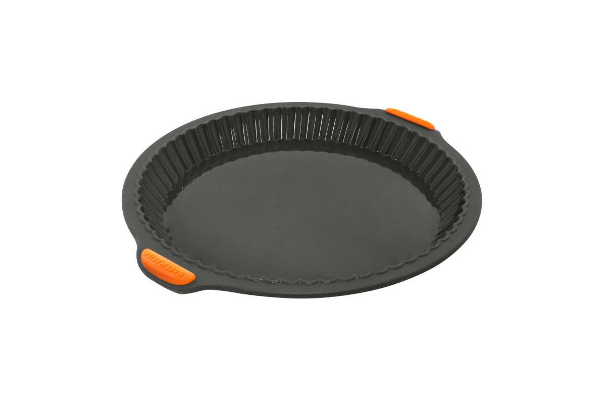 Bakemaster Silicone Round Quiche Pie Pan 26