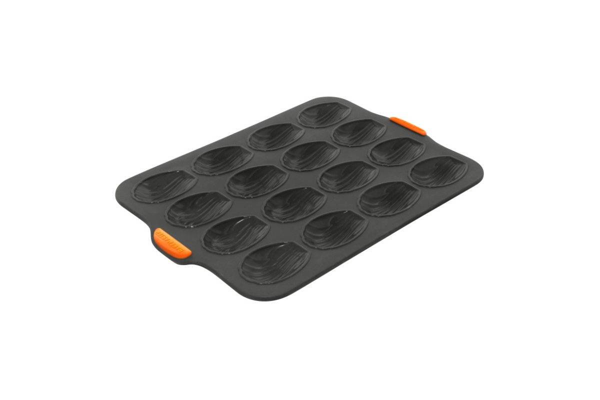 Bakemaster Silicone 16 Cup Madeleine Pan 35 x 24 x 2cm