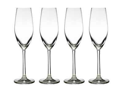 Casa Domani Chiara Champagne Flute 210ml Set of 4 Gift Boxed-casa-domani-What's Cooking Online Store