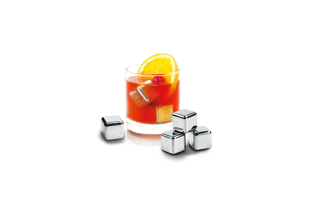 Avanti Ice Cubes Set Of 6  Stainless Steel