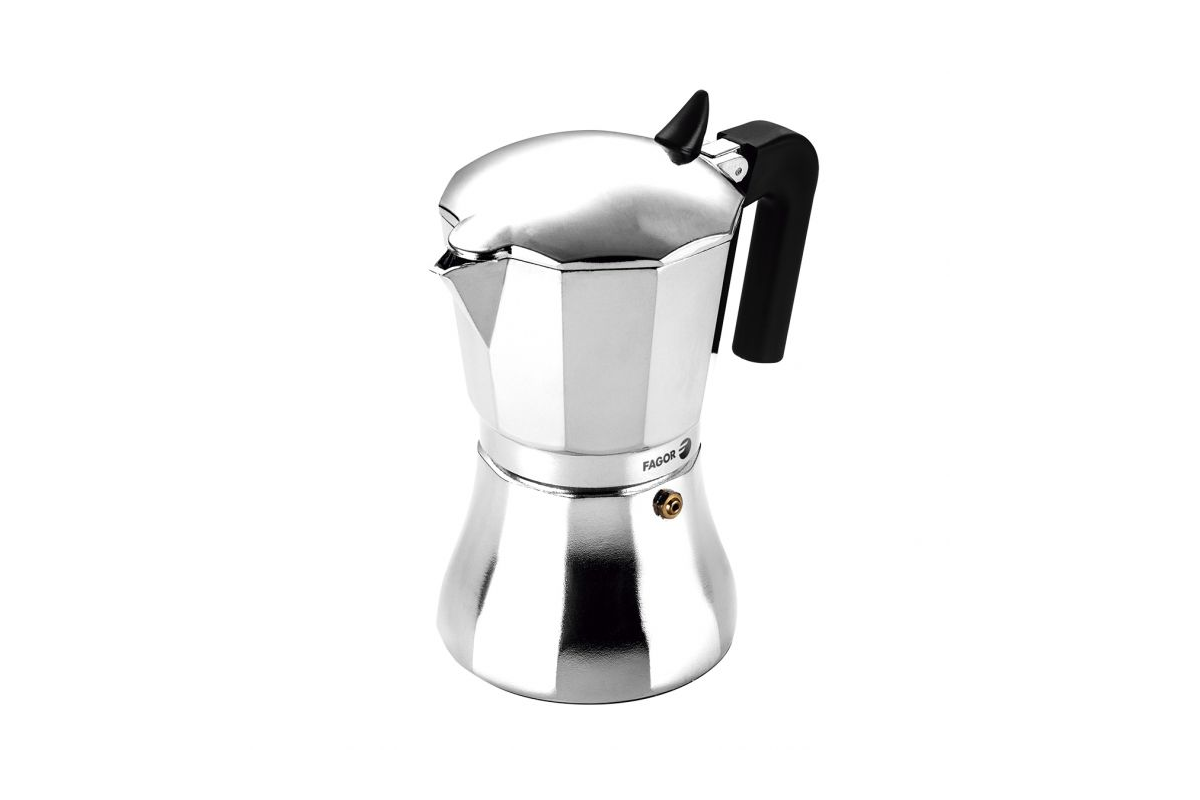 Fagor Cupy 6 Cup Aluminium Espresso Maker (Induction Base)