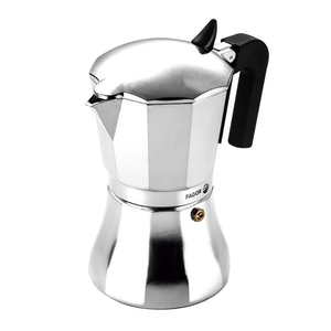 Fagor Cupy 6 Cup Aluminium Espresso Maker (Induction Base)-fagor-What's Cooking Online Store