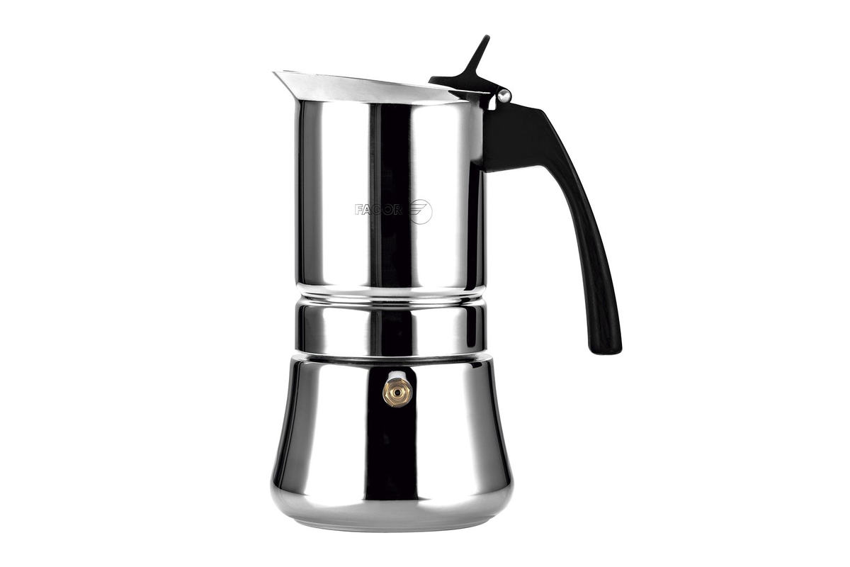 Fagor Etnica 4 Cup Stainless Steel Espresso Maker