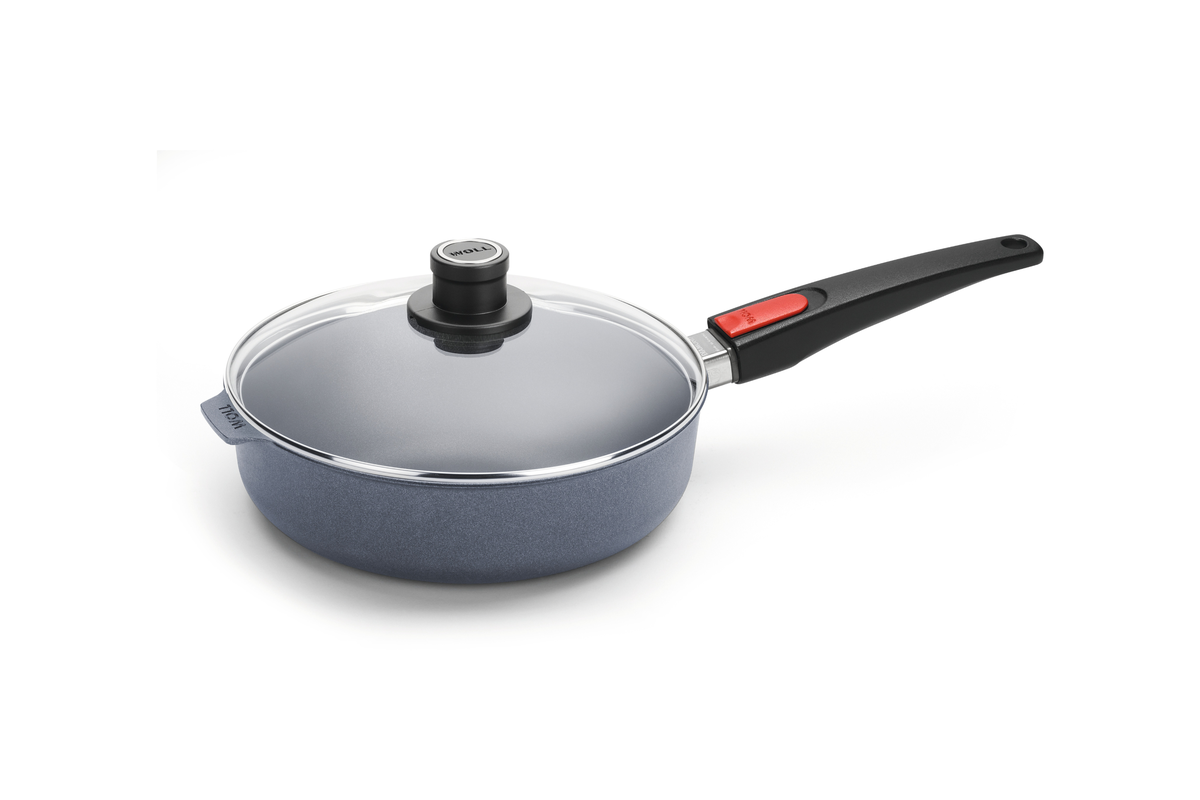 WOLL Diamond Lite Detachable Handle Induction Saute Pan 24cm & Lid