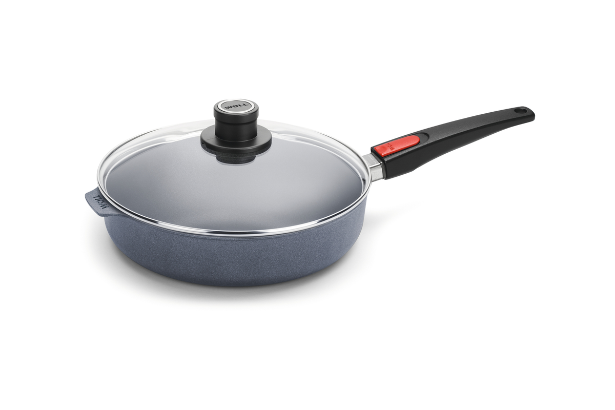 WOLL Diamond Lite Detachable Handle Induction Saute Pan 28cm & Lid