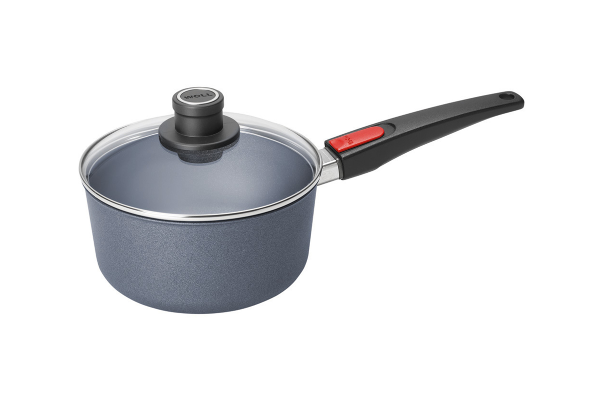 WOLL Diamond Lite Detachable Handle Induction Saucepan 20cm 2L & Lid