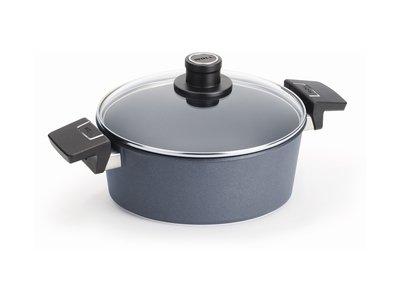 WOLL Diamond Lite Fix Handle Induction Casserole 24cm 4L & Lid-woll-What's Cooking Online Store