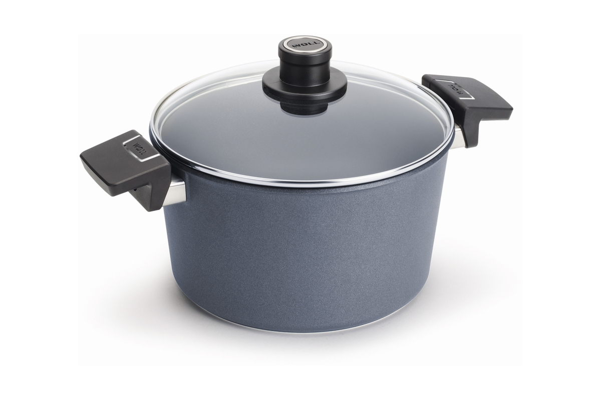 WOLL Diamond Lite Fix Handle Induction Stock Pot 24cm 5L & Lid