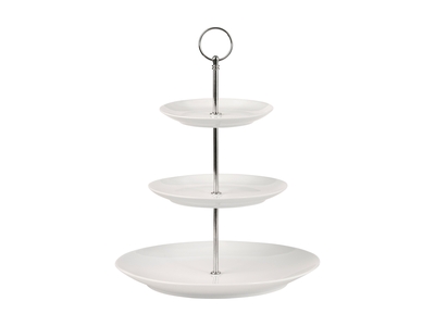 Maxwell & Williams White Basics 3 Tiered Cake Stand Gift Boxed-maxwell-and-williams-What's Cooking Online Store