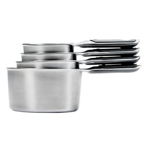 OXO 4 Piece measure cups Stainless Steel Magnetic-oxo-What's Cooking Online Store