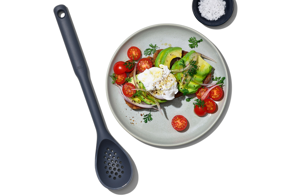 OXO Slotted Spoon Silicon Grey