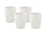 Maxwell & Williams White Basics Latte Cup 200ml Set of 4 Gift Boxed