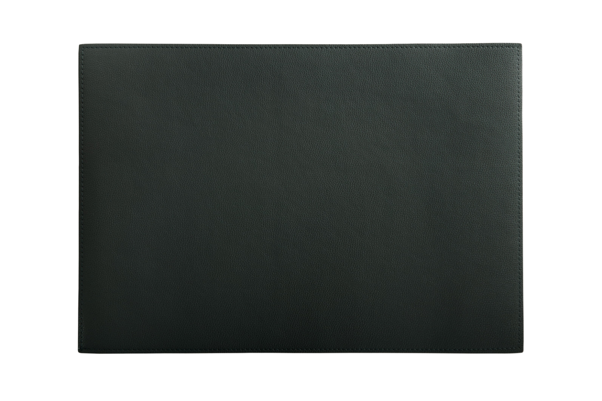 Maxwell & Williams Table Accents Leather Look Cowhide Placemat 43x30cm Charcoal