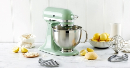 KitchenAid KSM195 Mixer & Accessories Pistachio-kitchenaid-What's Cooking Online Store