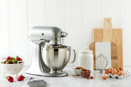 KitchenAid KSM195 Mixer & Accessories Contour Silver-kitchenaid-What's Cooking Online Store