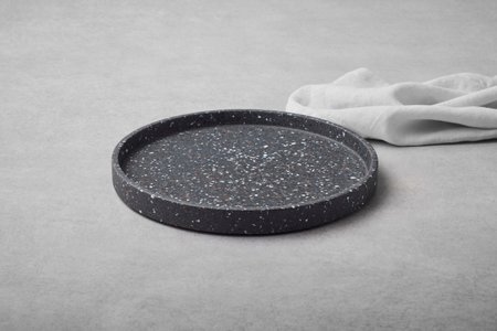 Maxwell & Williams Livvi Terrazzo Round Serving Tray 26cm Charcoal Gift Boxed-maxwell-and-williams-What's Cooking Online Store