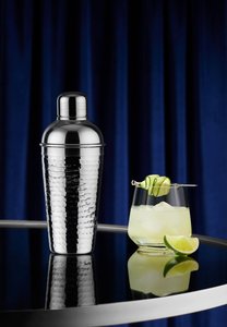 Maxwell & Williams Cocktail & Co Lexington Hammered Cocktail Shaker 500ml Silver Gift Boxed-maxwell-and-williams-What's Cooking Online Store