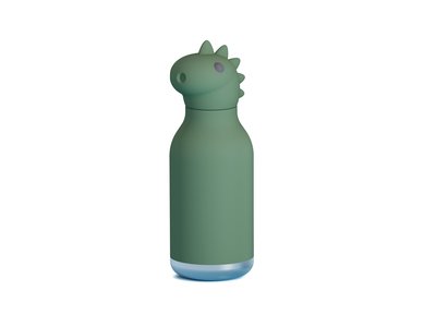 Asobu Bestie Bottle Dinosaur Double Wall Insulated Bottle 460ml Green-kids-What's Cooking Online Store