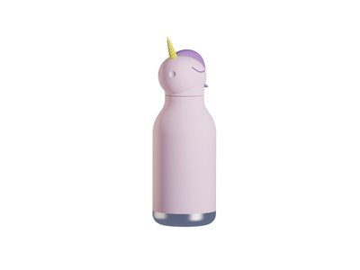 Asobu Bestie Bottle Unicorn Double Wall Insulated Bottle 460ml Pink-kids-What's Cooking Online Store