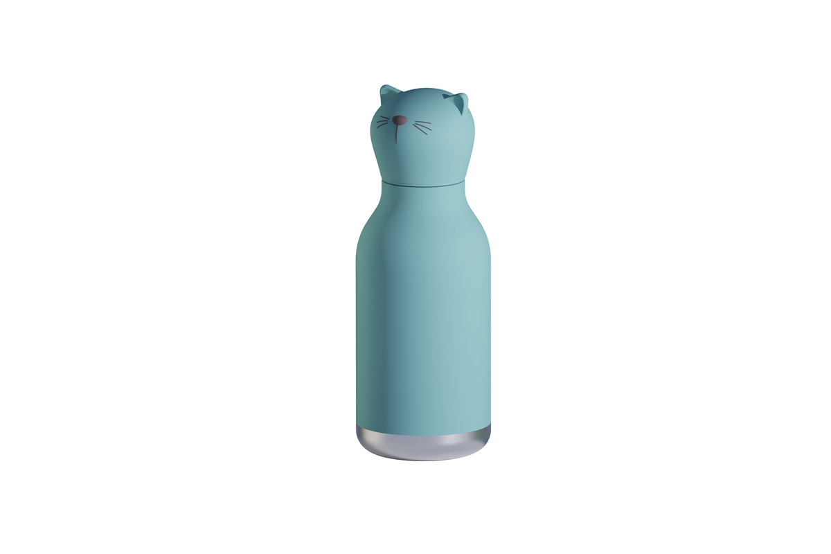 Asobu Bestie Bottle Cat Double Wall Insulated Bottle 460ml Teal