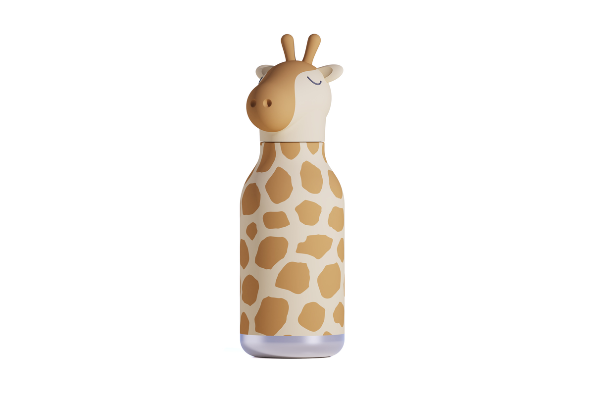 Asobu Bestie Bottle Giraffe Double Wall Insulated Bottle 460ml Brown