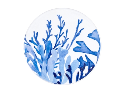 Maxwell & Williams Blue Coral Ceramic Round Coaster 10cm Coral Garden-maxwell-and-williams-What's Cooking Online Store