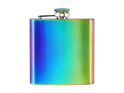 Maxwell & Williams Cocktail & Co Prism Hip Flask 170ml Rainbow Gift Boxed-maxwell-and-williams-What's Cooking Online Store