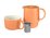 Maxwell & Williams Cafe Life Tea for One With Infuser 450ml Apricot Gift Boxed