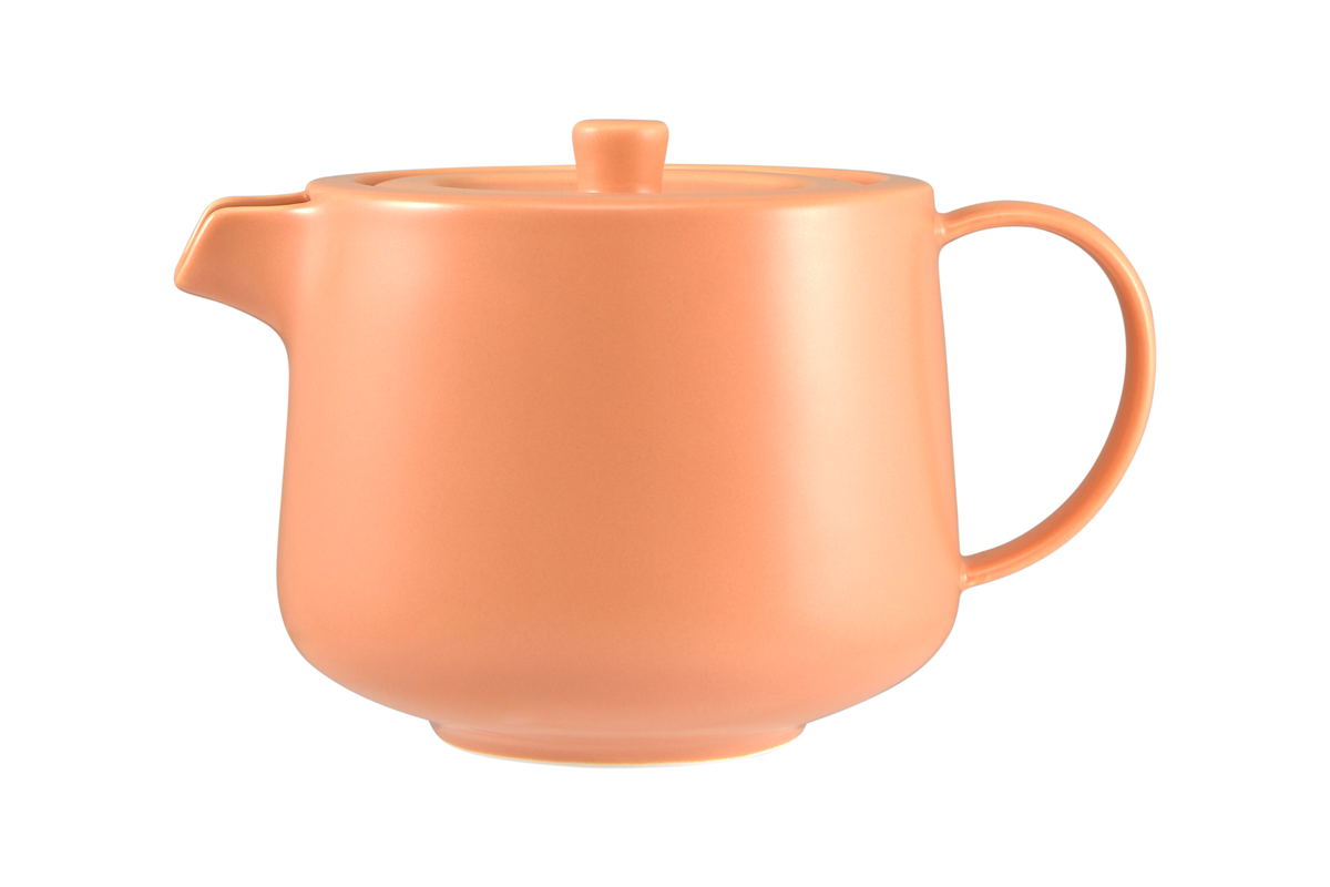 Maxwell & Williams Cafe Life Teapot With Infuser 500ml Apricot Gift Boxed