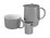 Maxwell & Williams Cafe Life Tea for One With Infuser 450ml Grey Gift Boxed