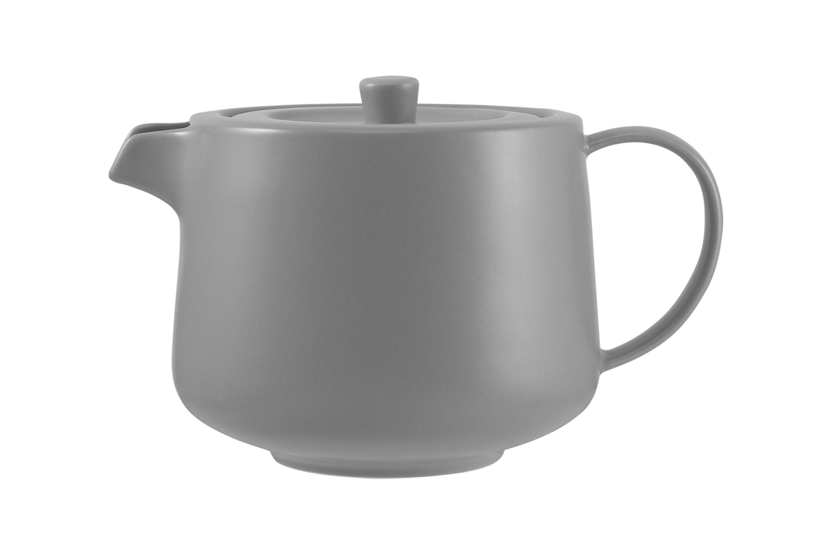 Maxwell & Williams Cafe Life Teapot With Infuser 500ml Grey Gift Boxed