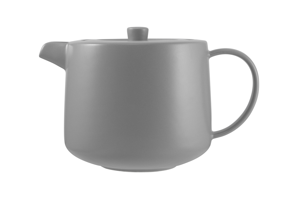 Maxwell & Williams Cafe Life Teapot With Infuser 1L Grey Gift Boxed