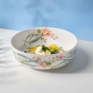 Maxwell & Williams Royal Botanic Gardens Eucalyptus Bloom Round Serving Bowl 30x9.5cm Gift Boxed-maxwell-and-williams-What's Cooking Online Store