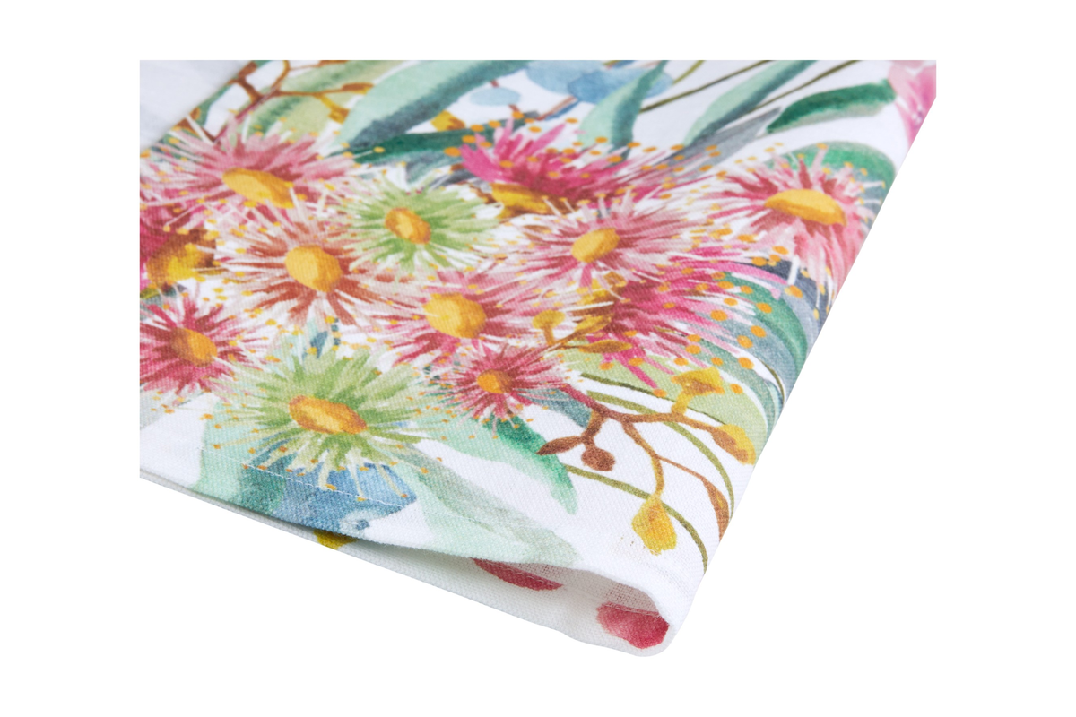 Maxwell & Williams Royal Botanic Gardens Eucalyptus Bloom Cotton Napkin 45x45cm Set of 4