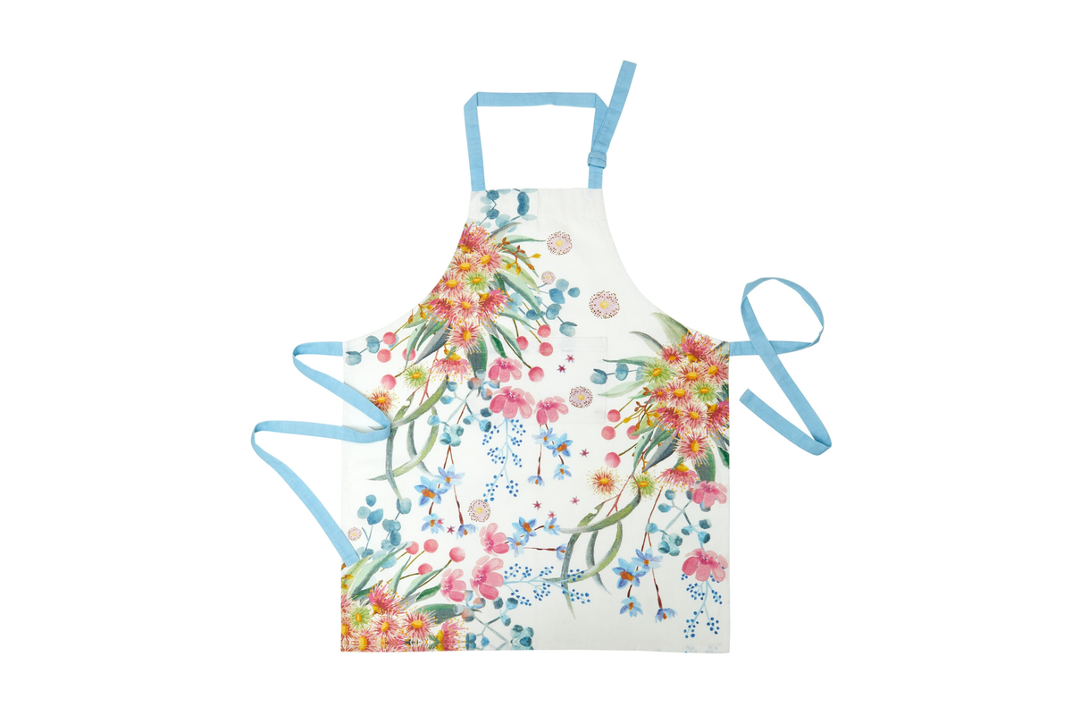 Maxwell & Williams Royal Botanic Gardens Eucalyptus Bloom Apron 70x85cm Gift Boxed