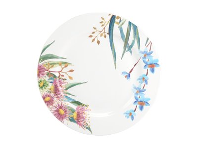 Maxwell & Williams Royal Botanic Gardens Eucalyptus Bloom Rim Entree Plate 23cm-maxwell-and-williams-What's Cooking Online Store