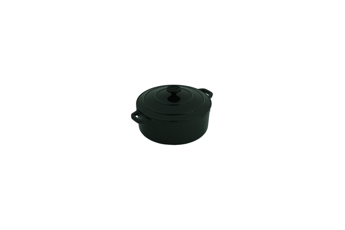 Chasseur Round French Oven 26cm 5 Litre Matt Black